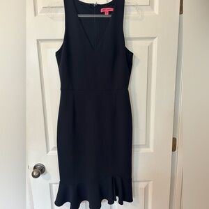 Betsey Johnson Navy Blue Midi Dress